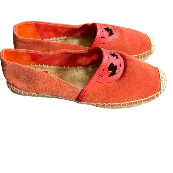 Tory Burch Womens Sidney Leather Slip On Espadrilles - Picture 3 of 5